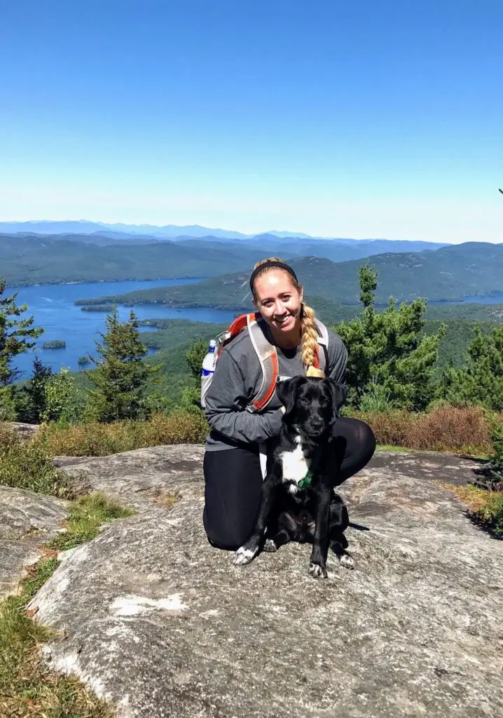 KLS Therapist Liz Davis and her Dog