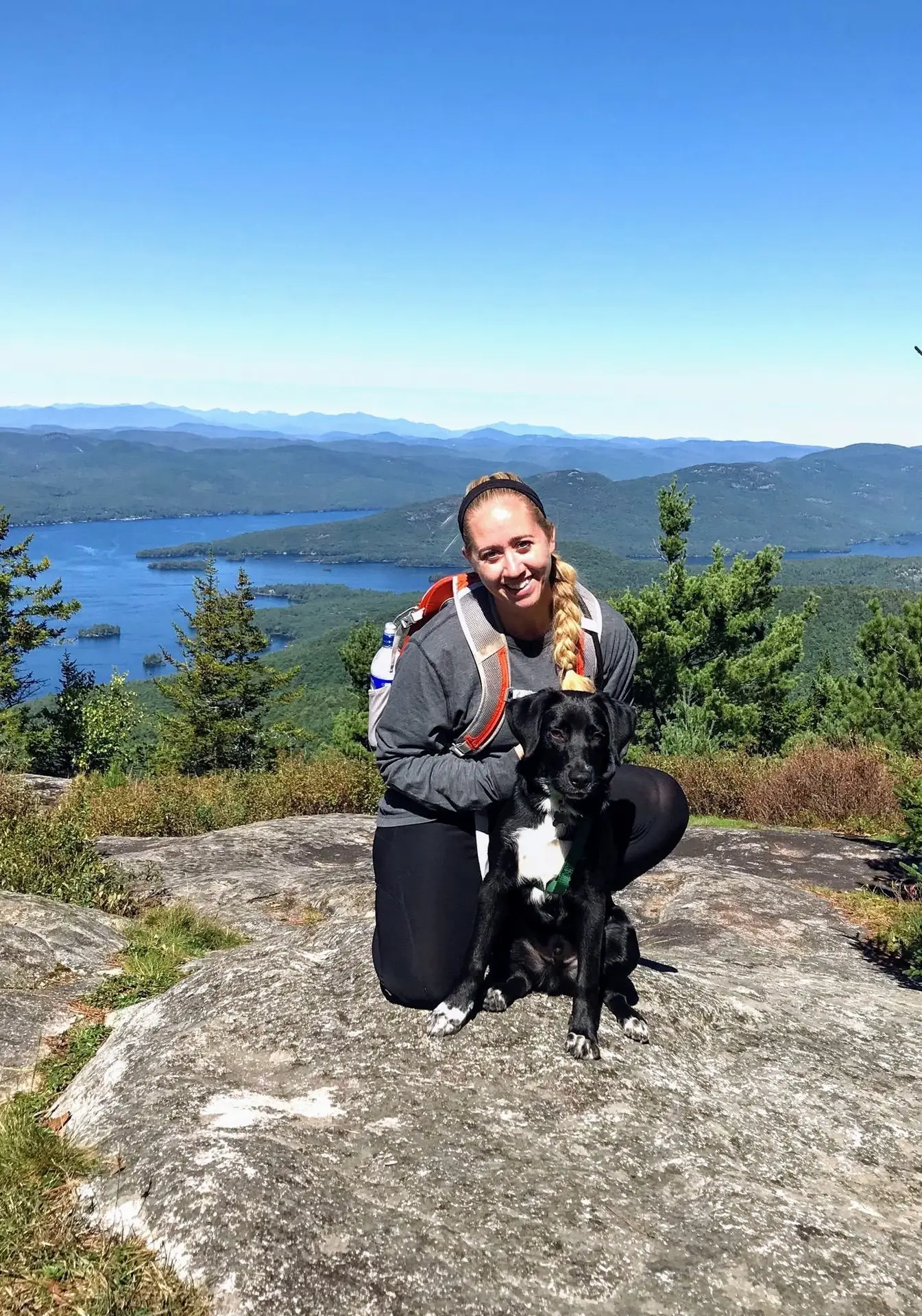 KLS Therapist Liz Davis and her Dog